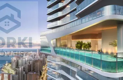 Apartamento alto padrão para venda em fortaleza, meireles, 4 dormitórios, 4 suítes, 5 banheiros, 5 vagas