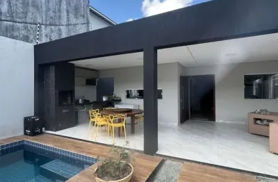 Casa para venda em eusébio, encantada, 3 dormitórios, 2 suítes, 3 banheiros, 2 vagas