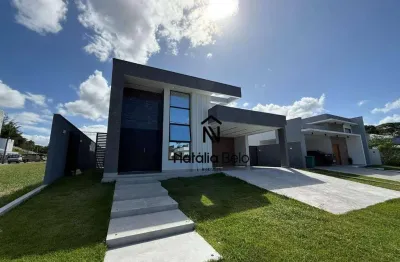 Casa linear de luxo no viverde com piscina e energia solar