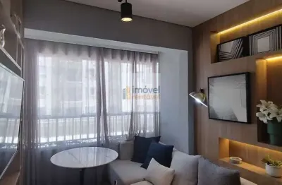 Apartamento de 1 quarto com sacada em condominio com lazer completo