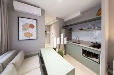 Apartamento com 1 quarto à venda, 24 m² por r$ 480.000 - brooklin paulista !!!