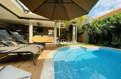 Sobrado com 5 dormitórios para alugar, 300 m² por r$ 12.000/mês - residencial eco village i - são josé do rio preto/sp