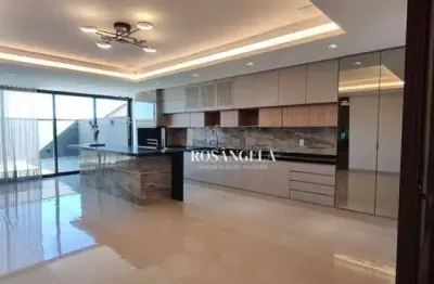 Sobrado com 3 suites, 340 m² - venda por r$ 3.000.000 ou aluguel por r$ 15.470/mês - condomínio village la montagne - são josé do rio preto/sp