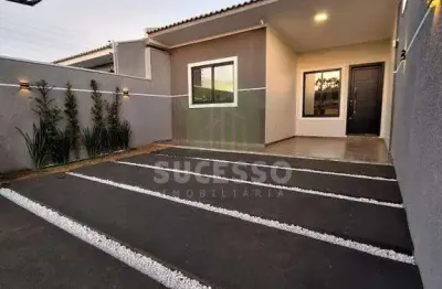 Casa com suíte + 2 dormitórios no loteamento recanto dos pássaros.