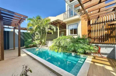 Sobrado em condomínio fechado 01 suíte master, escritório e área de lazer com piscina - pacaembu