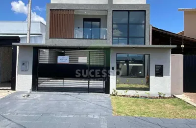 Sobrado no pioneiros catarinenses - suíte + 2 quartos, 2 vagas