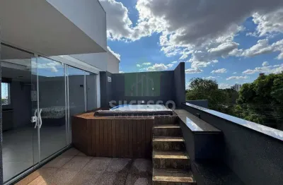 Triplex no maria luiza semi mobiliado, terraço com jacuzzi e espaço gourmet