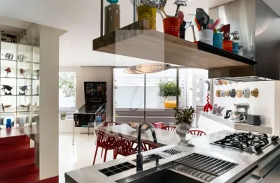 Apartamento duplex na cobertura à venda, 202m², moema - são paulo