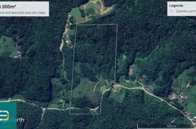 Chácara / sítio à venda na wundervald, 0000001, wunderwald, pomerode, 189000 m2 por r$ 825.000