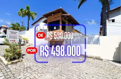 Casa em condomínio fechado com 3 quartos à venda na Rua Praia de Muriu, 2001, Nova Parnamirim, Parnamirim