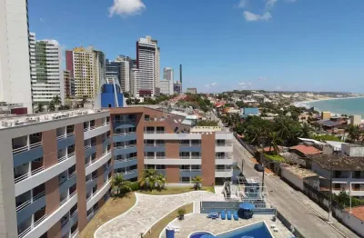 Apartamento mobiliado no terrazzo ponta negra – 33m² | 1 vaga | lazer e segurança 24h