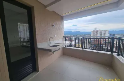 Apto novo de 2 dorm(s), sendo 1 suíte na aviação em praia grande. excelente acabamento.
