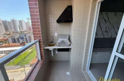 Apto de 1 dormitório, 43 m²,  aviação - praia grande/sp. com planejados