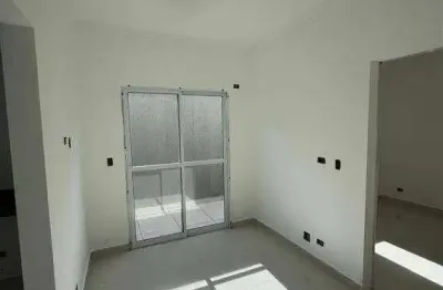Casa térrea nova de condomínio com 1 dormitório, 1 vaga,   no boqueirão em praia grande sp.