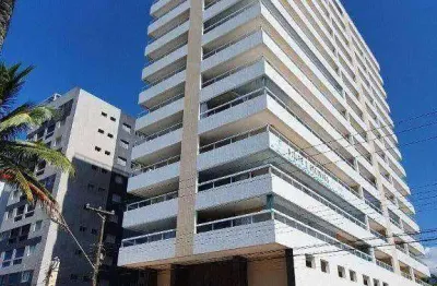Apto 1 dormitório, sendo suíte,  62 m², varanda gourmet, entrada de 160 mil - jardim real - praia grande/sp