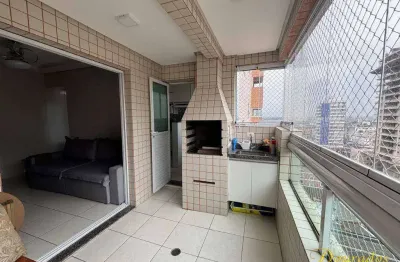 Apartamento com 3 dormitórios à venda, 120 m² por r$ 660.000,00 - aviação - praia grande/sp
