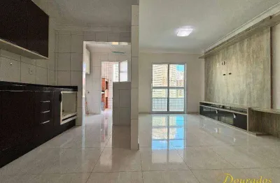 Apartamento com 2 dormitórios à venda, 80 m² por r$ 670.000,00 - caiçara - praia grande/sp