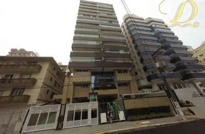 Apto 2 dorm(s), sendo1 suíte, com varanda gourmet,  forte em praia grande sp.