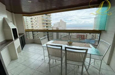 Apartamento com 3 dormitórios à venda, 125 m² por r$ 845.000,00 - aviação - praia grande/sp