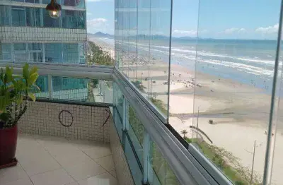 Apartamento com 3 dormitórios à venda, 120 m² por r$ 800.000 - caiçara - praia grande/sp
