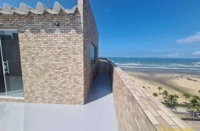 Cobertura duplex 2 dormitórios à venda, 155 m² por r$ 745.000 - aviação - praia grande/sp