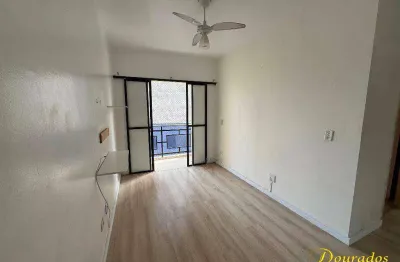 Apartamento de 1 dormitório  com sacada, 42m², 1vaga, no caiçara em praia grande