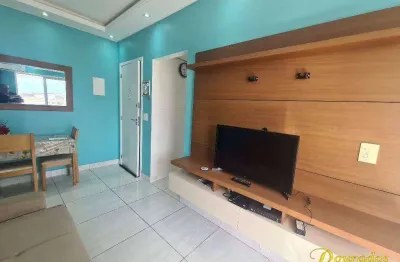 Apartamento mobiliado de 1 dormitório com sacada gourmet com churrasqueira na na aviação em praia grande - sp.