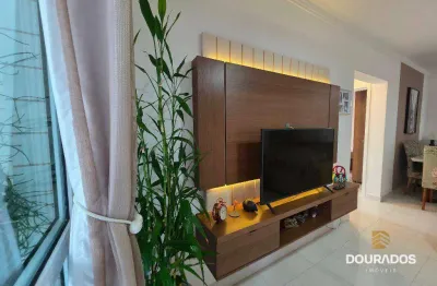 Apartamento com 2 dormitórios à venda, 86 m² por r$ 580.000,00 - aviação - praia grande/sp