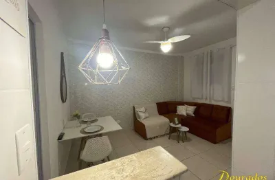 Apartamento com 1 dormitório à venda, 47 m² por r$ 270.000,00 - vila guilhermina - praia grande/sp