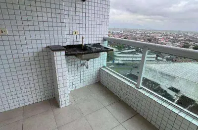 Apartamento com 2 dormitórios , sendo 1 suíte, 70 m²  - ocian - praia grande/sp