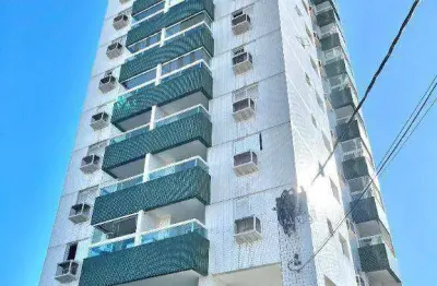 Apartamento à venda, 47 m² por r$ 320.000,00 - vila guilhermina - praia grande/sp