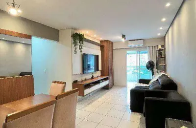 Apto de 2 dorm(s), sendo 1 suíte, porteira fechada no mirim em praia grande sp.