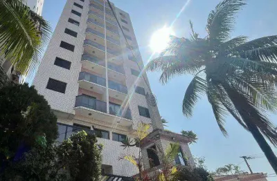 Apartamento 1 dormitório com sacada, 48m²,  vila tupi em praia grande sp