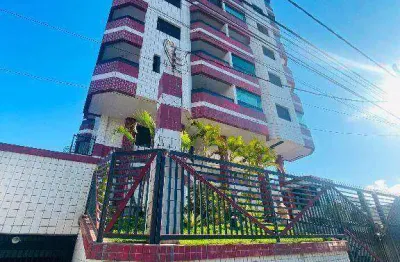 Apto de 1 dormitório com sacada, 55m², 1 vaga na ocian em praia grande sp.