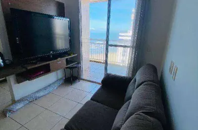 Apto de 2 dorm(s), sendo 1 suíte com vista mar da varanda, lazer completo, na ocian  em praia grande sp.