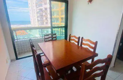 Apto de 3 dorm(s), sendo 1 suíte com vista mar na aviação em praia grande sp.