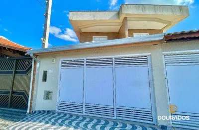 Sobrado mobiliado de 2 dormitórios com 2 vagas no maracanã em praia grande sp.