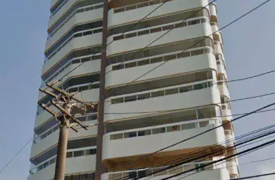 Apartamento de 1 dormitório, mobiliado, varanda gourmet e vista mar no  mirim em praia grande sp.