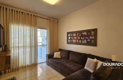 Apartamento de 2 dormitórios, sendo2 suíte, 2 vagas na Guilhermina em Praia Grande SP.