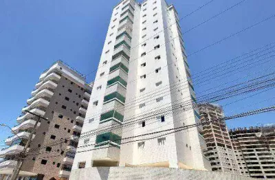 Apartamento de 2 dormitórios, sendo 1 suíte com varanda gourmet no caiçara em praia grande sp.