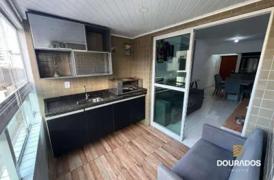 Apartamento de 2 dormitórios, sendo 1 suíte no forte em praia grande sp. mobiliado