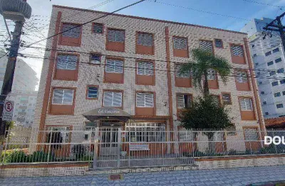Apartamento de 1 dormitório, com garagem demarcada no caiçara em praia grande sp.