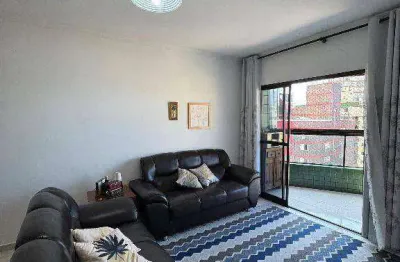 Apartamento de 2 dormitórios, sendo 1 suíte com sacada na tupi em praia grande sp.