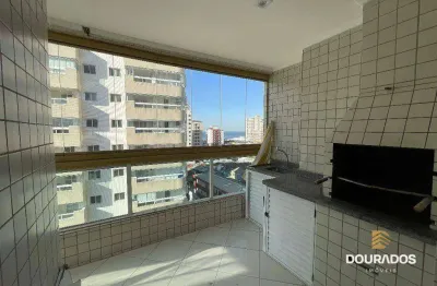 Apartamento de 3 dormitórios, sendo 1 suíte, com varanda gourmet na tupi em praia grande sp