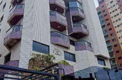 Apartamento de 2 dormitórios  sendo 1 suíte, mobiliado com vista mar na aviação em praia grande sp.