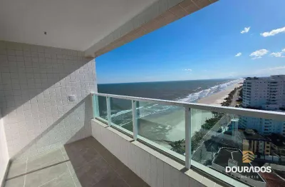 Apartamento de 2 dormitórios, sendo 1 suíte, novo, oportunidade, vista mar em mongaguá sp.