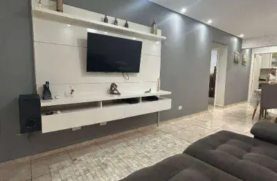 Apartamento de 2 dormitórios, sendo 1 suíte com sacada, mobiliado, na ocian em praia grande sp.