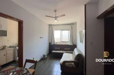 Apartamento de 1 dormitório mobiliado com vista livre na ocian em praia grande sp.