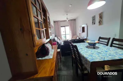 Apartamento de 1 dormitório com sacada vista livre frente rua na Aviação em Praia Grande SP.