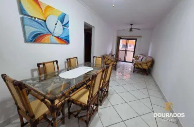 Apartamento de 2 dormitórios, sendo 1 suíte , 2 vagas, com sacada e vista mar na Aviação em Praia Grande SP.